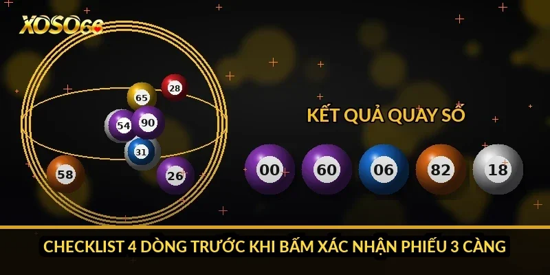 Cách tính tiền lô 3 càng Xoso66: 2 lỗi nhầm giá điểm hay gặp 5 Checklist 4 dòng trước khi bấm xác nhận phiếu 3 càng